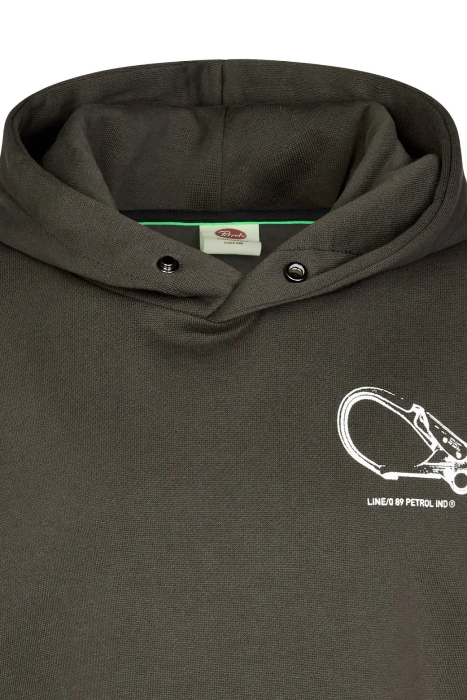 Petrol Industries hoodie met backprint - donkergroen, foto 6