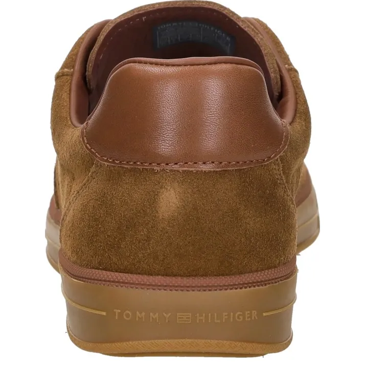 Tommy Hilfiger TH LO LUX suède sneakers bruin, foto 5