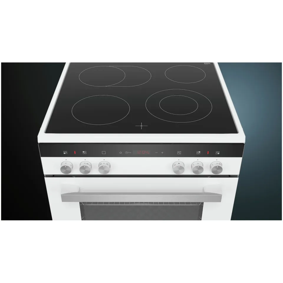Siemens HK9R3A220 keramisch fornuis wit, foto 3