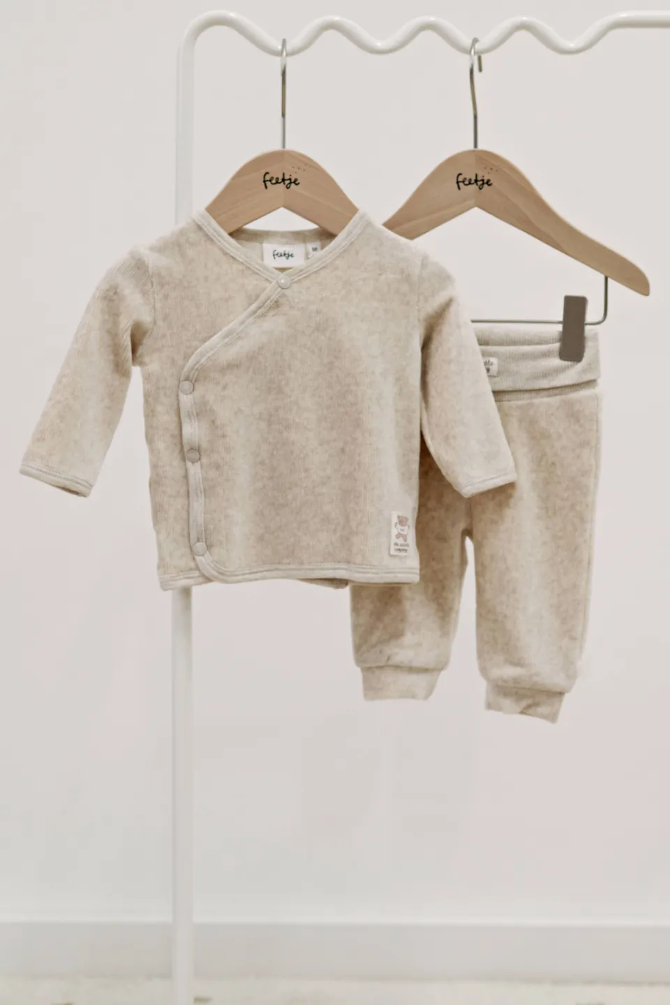 Feetje overslagshirt The Cuddle Company beige, foto 3
