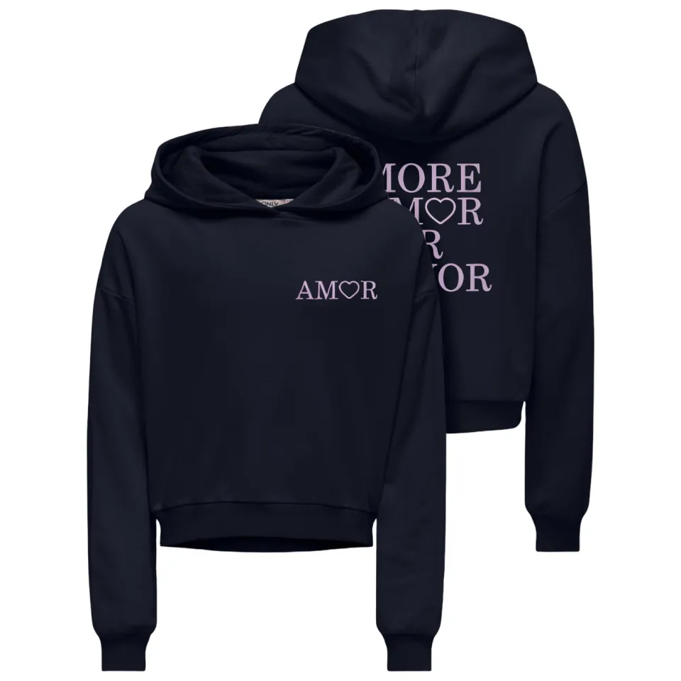 KIDS ONLY GIRL hoodie met backprint - donkerblauw, foto 3