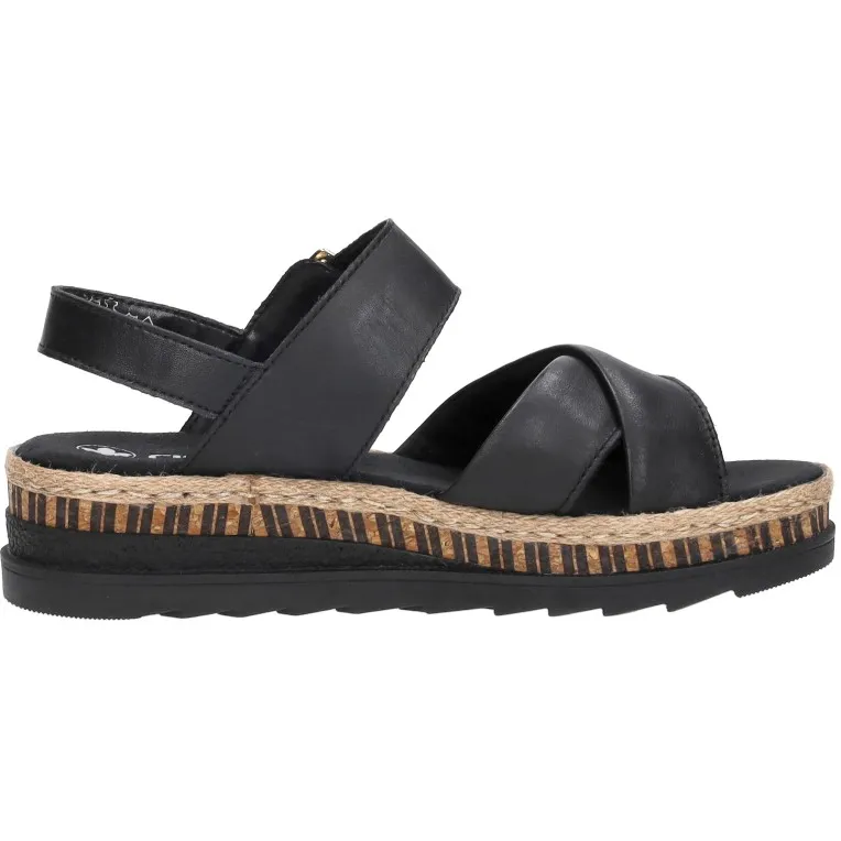 Rieker sandalen zwart, foto 6