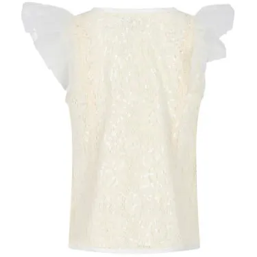 Le Chic t-shirt offwhite gehaakt, foto 2