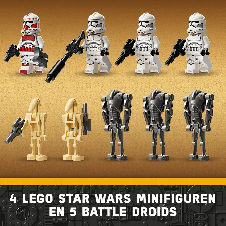 Lego Star Wars Clone Trooper & Battle Droid Battle Pack Bouwbaar The Clone Wars Speelgoed 75372