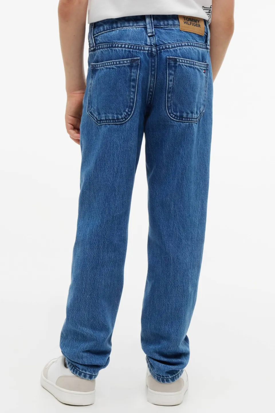 Tommy Hilfiger straight leg jeans - mediumblauw, foto 5