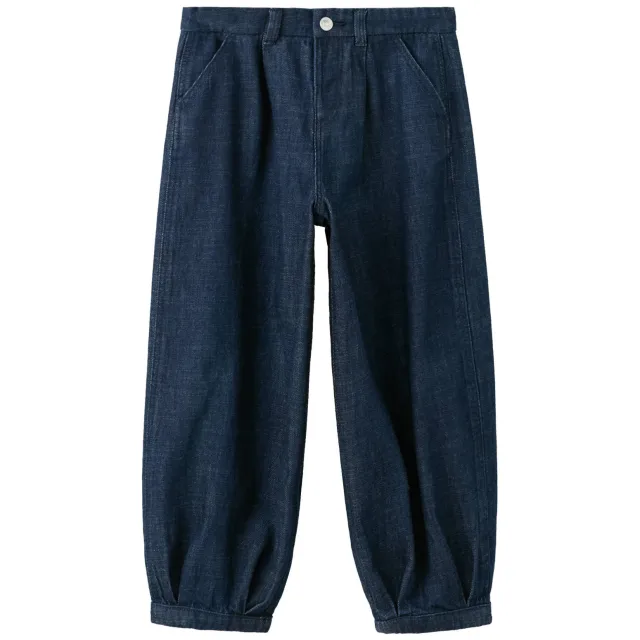 Mango Kids ballon barrel jeans - mediumblauw Medium blue denim