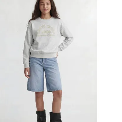 JJXX GIRL sweater met tekst - grijs, foto 5