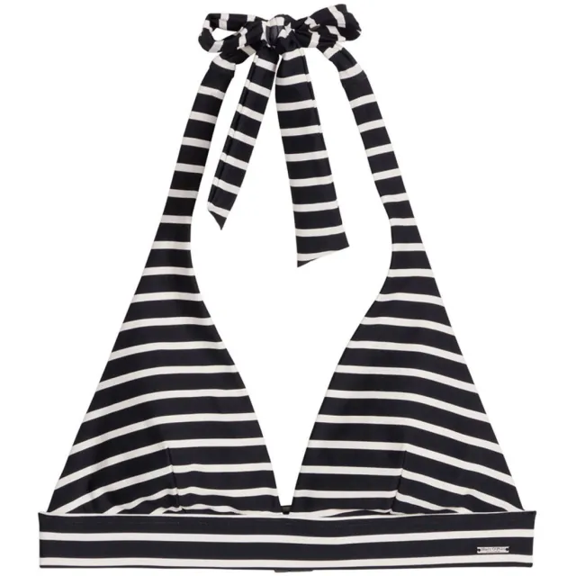 Marc O'Polo Bikinitop met halter model 'ESSENTIALS TRIANGLE TOP' Donkerblauw