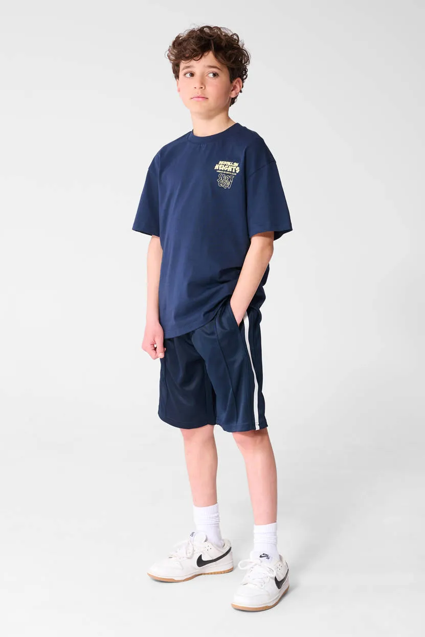 Shoeby T-shirt met backprint donkerblauw, foto 6