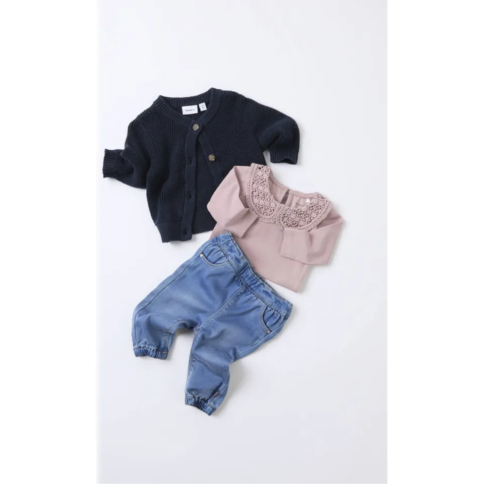 NAME IT BABY loose fit jeans medium blue denim, foto 4