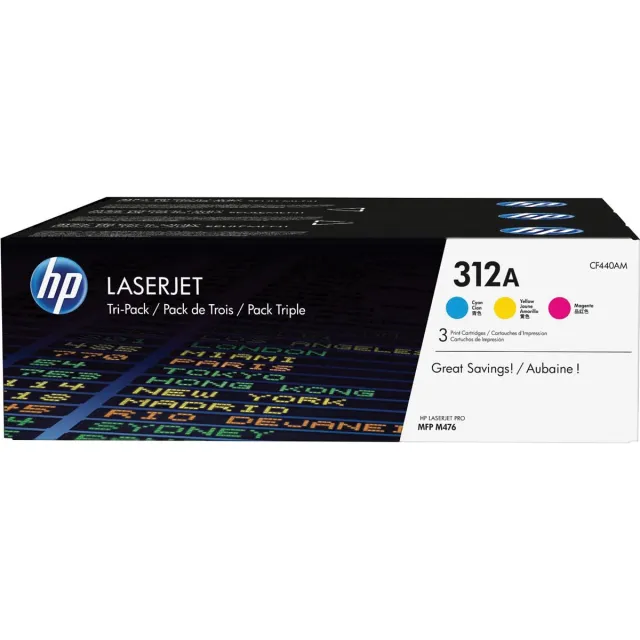 Hp 312A Toner cyaan, Magenta en geel Cyaan, Geel, Magenta