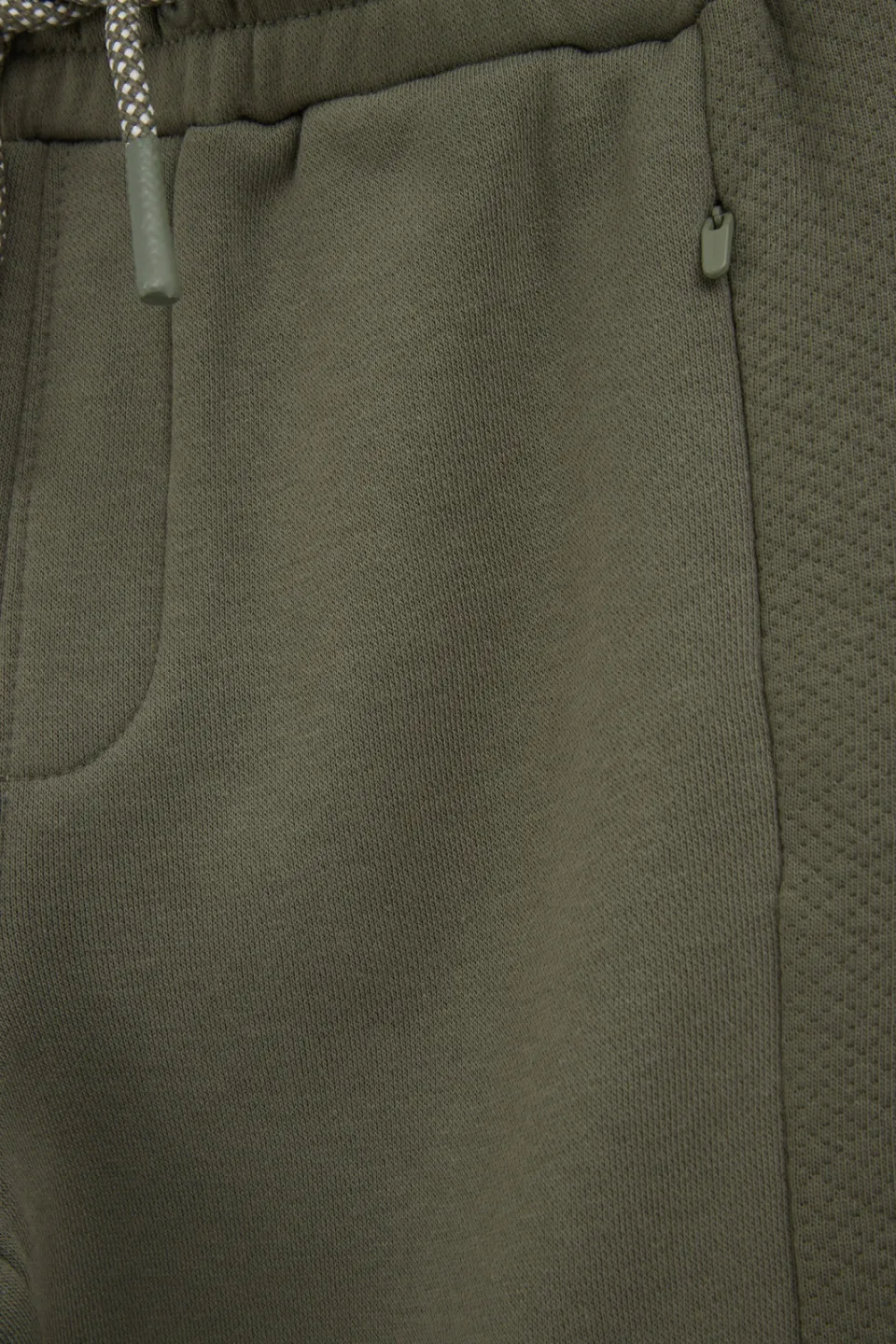 WE Fashion tapered cargo joggingbroek olijfgroen, foto 5