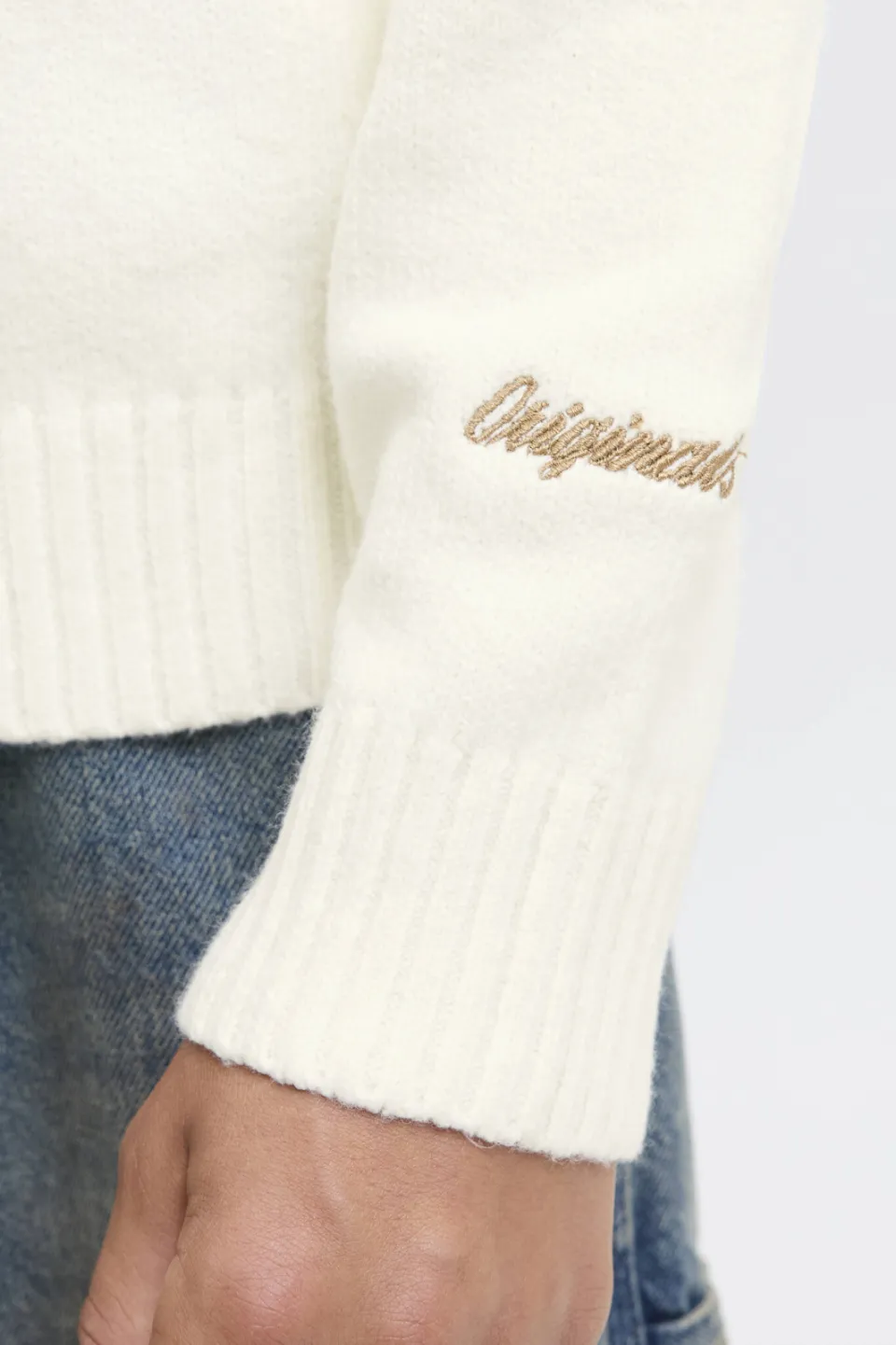 Jack & Jones JUNIOR pullover ecru gebreid, foto 6