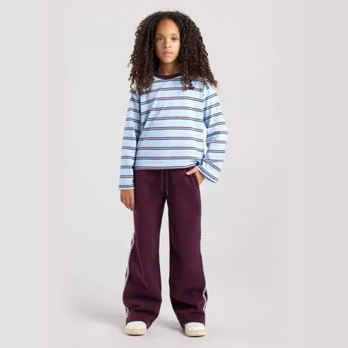 America Today Lexi Jr gestreepte longsleeve lichtblauw lichtblauw/donkerblauw, foto 3