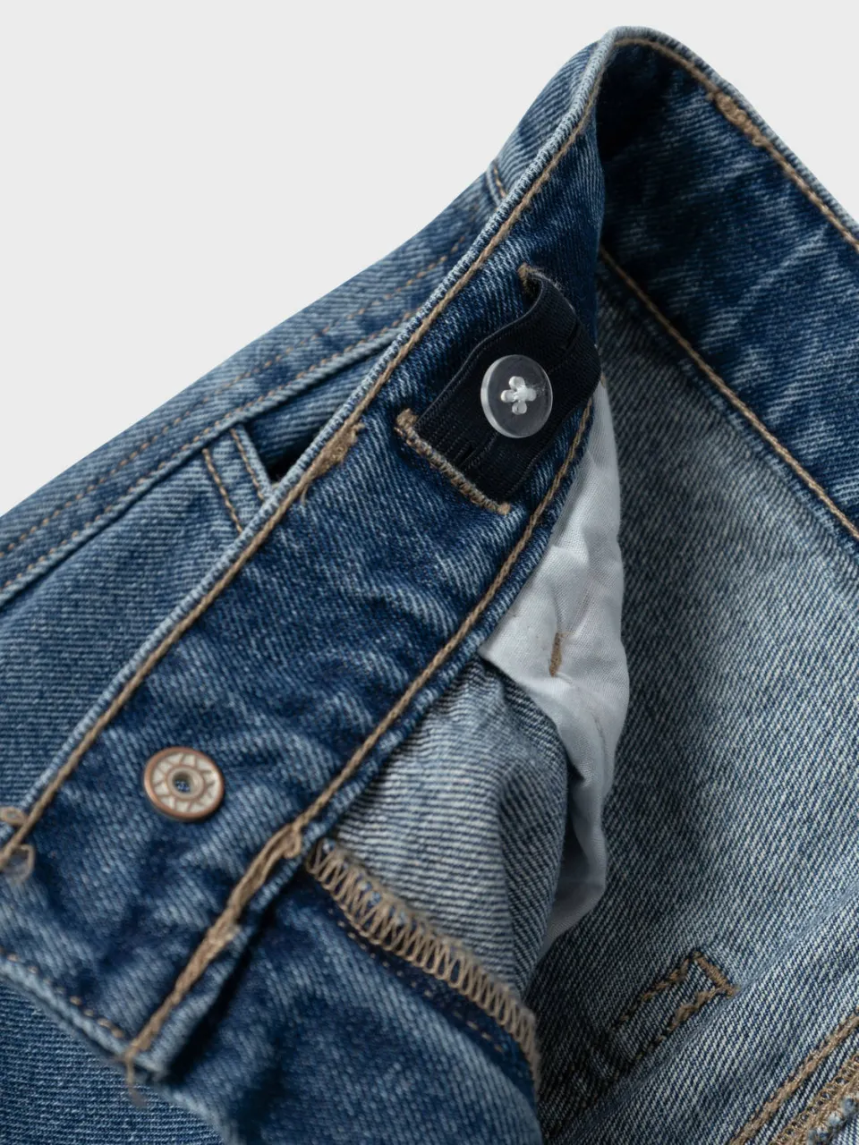 NAME IT KIDS straight fit jeans NKMRYAN medium blue denim, foto 5