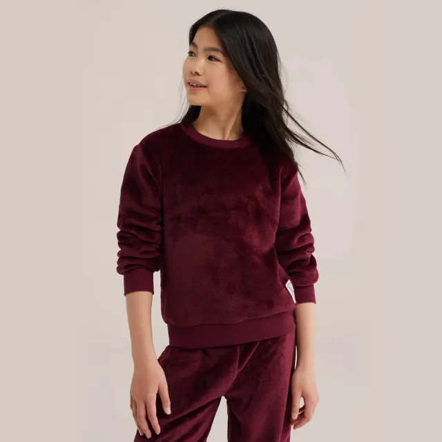 WE Fashion pyjama donkerrood