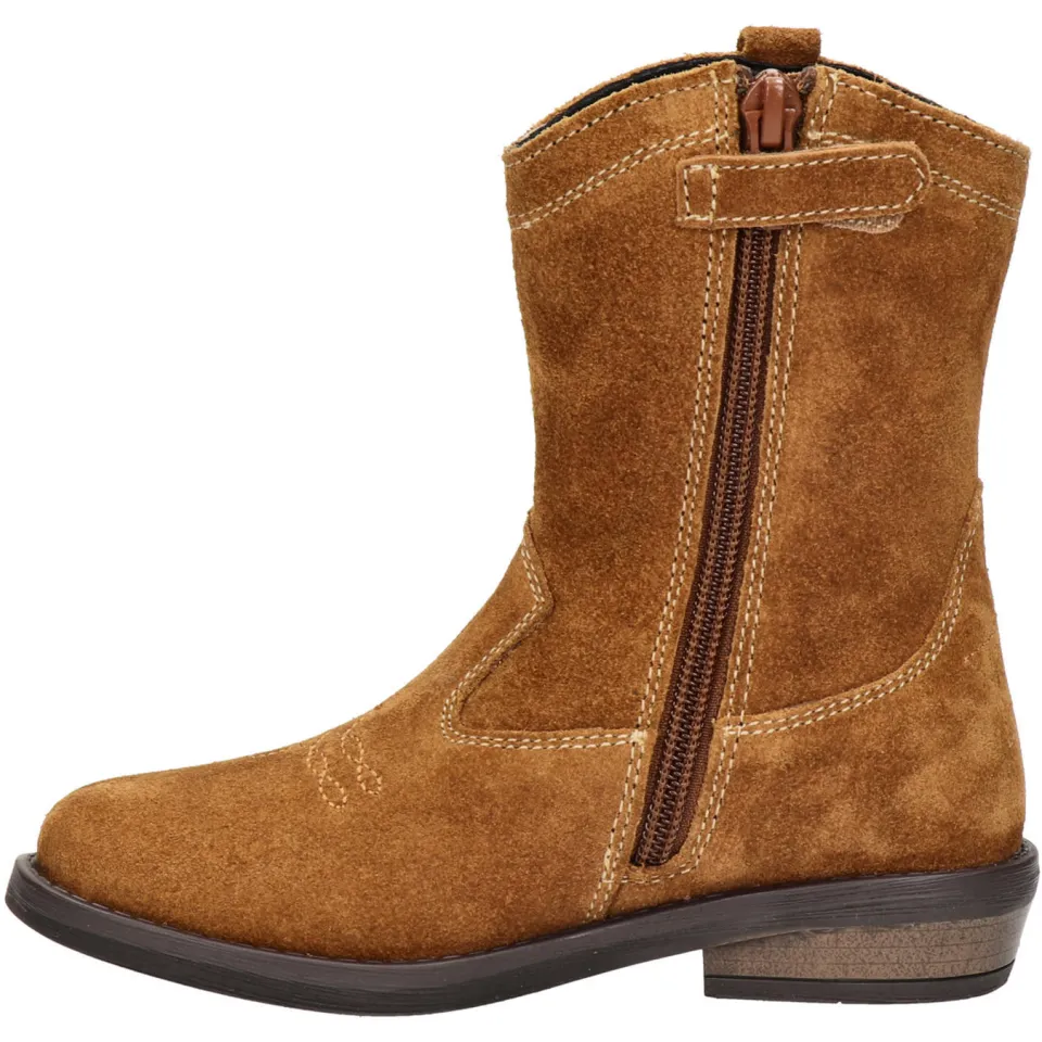 Nelson Kids suède cowboylaarzen cognac, foto 4