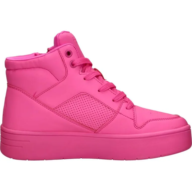 Skechers Court High Color Voltage hoge sneakers fuchsia