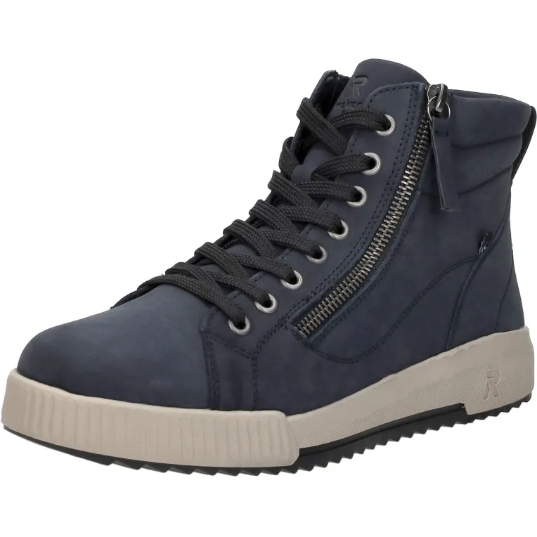 Rieker Revolution hoge sneakers blauw, foto 3