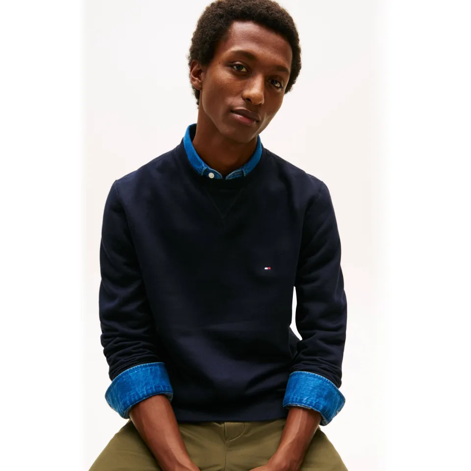 Tommy Hilfiger sweater donkerblauw desert sky, foto 5