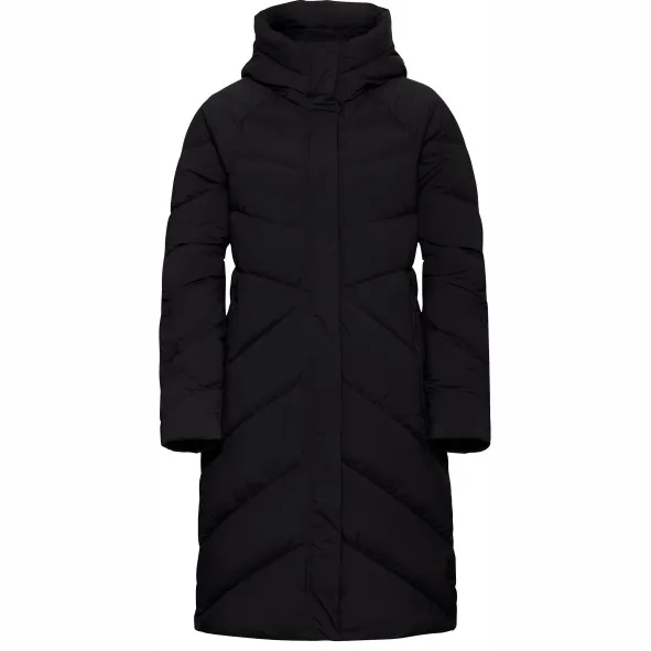 Jack Wolfskin Women's Marienplatz Coat - Lange jas, zwart