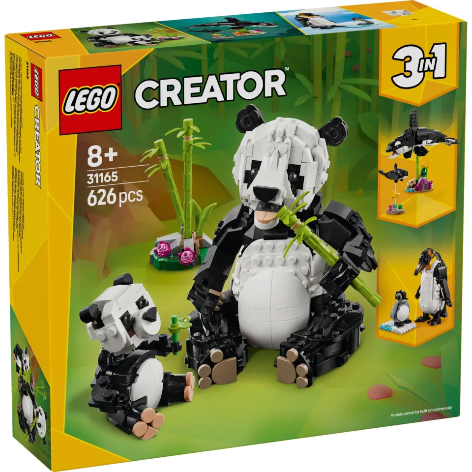 Lego Creator 3in1 Wilde dieren: pandafamilie speelset 31165, foto 6