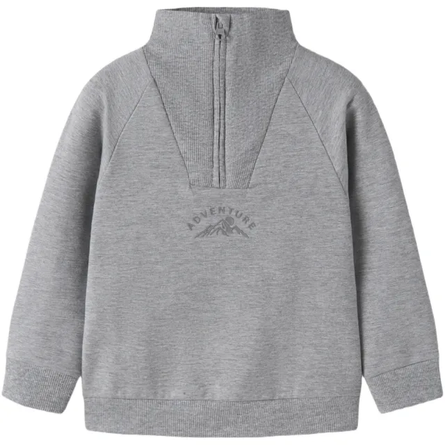 NAME IT MINI sweater - grijs Grijs melange