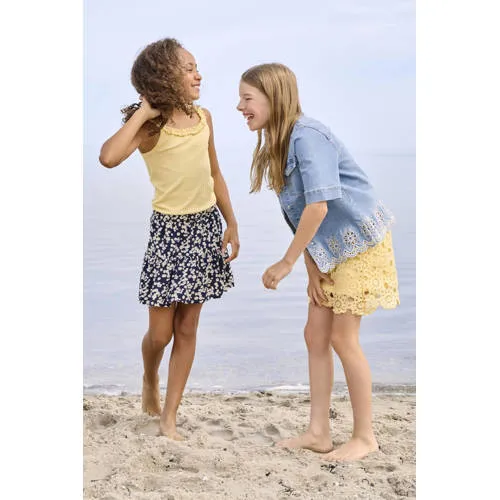 Only skort donkerblauw, foto 4