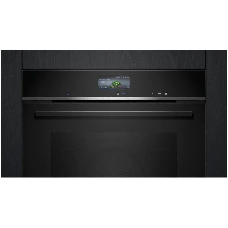 Siemens HS736G3B1 inbouw combi-stoomoven zwart