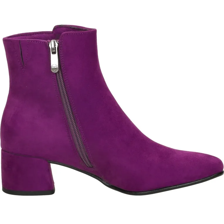 Marco Tozzi Enkellaarsjes Hak Fuchsia