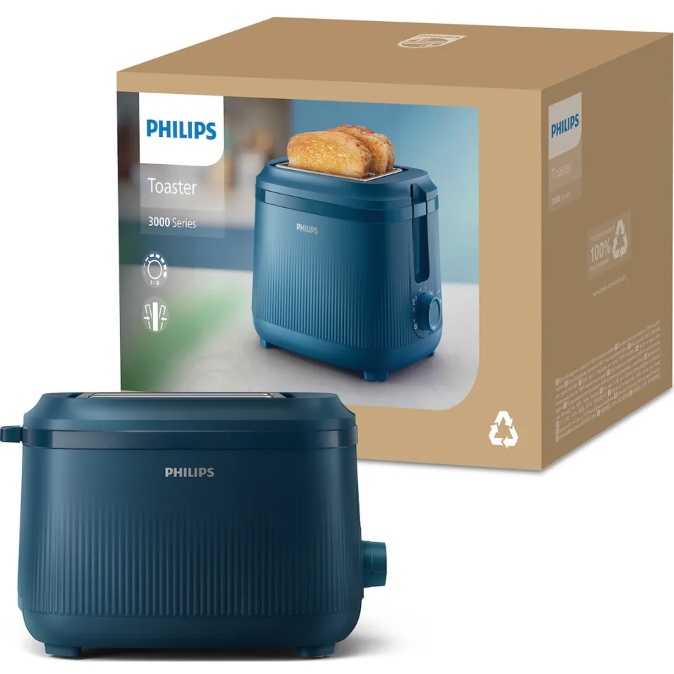 Philips HD2511/70 broodrooster blauw, foto 3