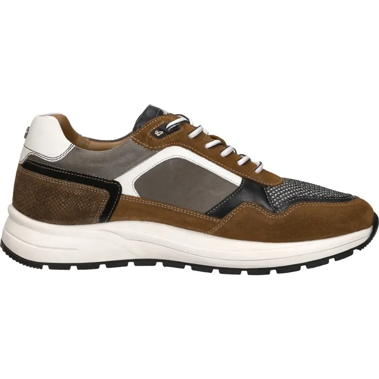 Australian Moreno lage sneakers grijs Cognac