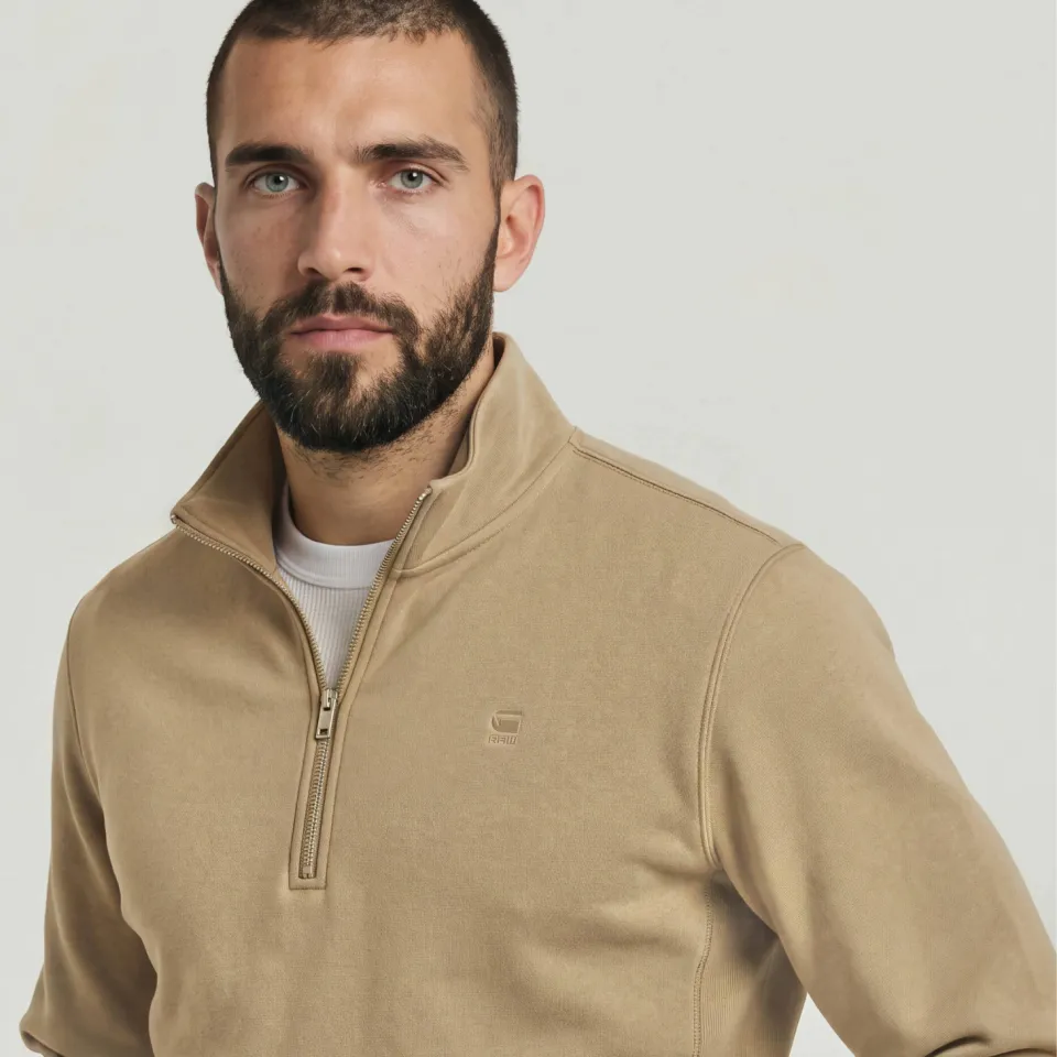 G-Star regular fit trui - desert sand, foto 4