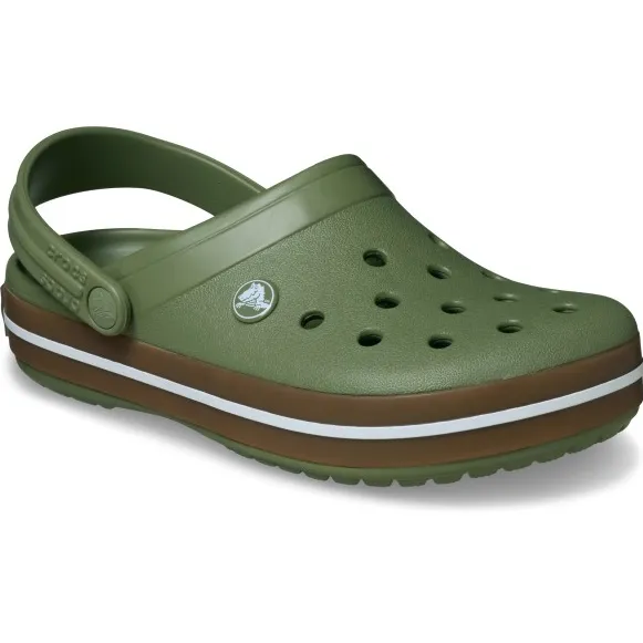 Crocs Crocband Gum Clog - Sandalen maat M4 / W6, olijfgroen