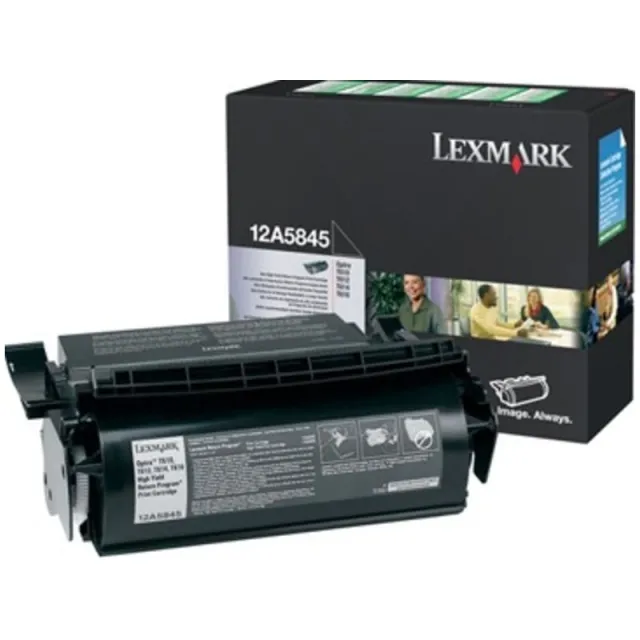 Lexmark 12A5845 Toner Zwart