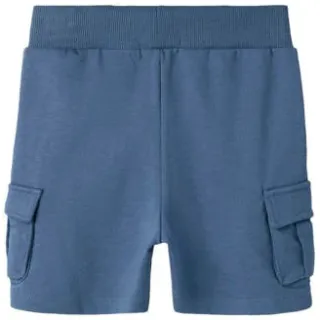 NAME IT regular sweatshort indigo blauw, foto 4