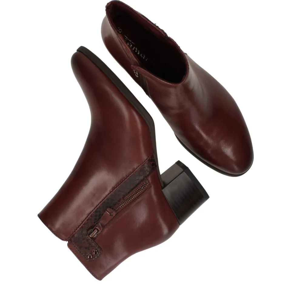 Tamaris enkellaarsjes cognac, foto 8