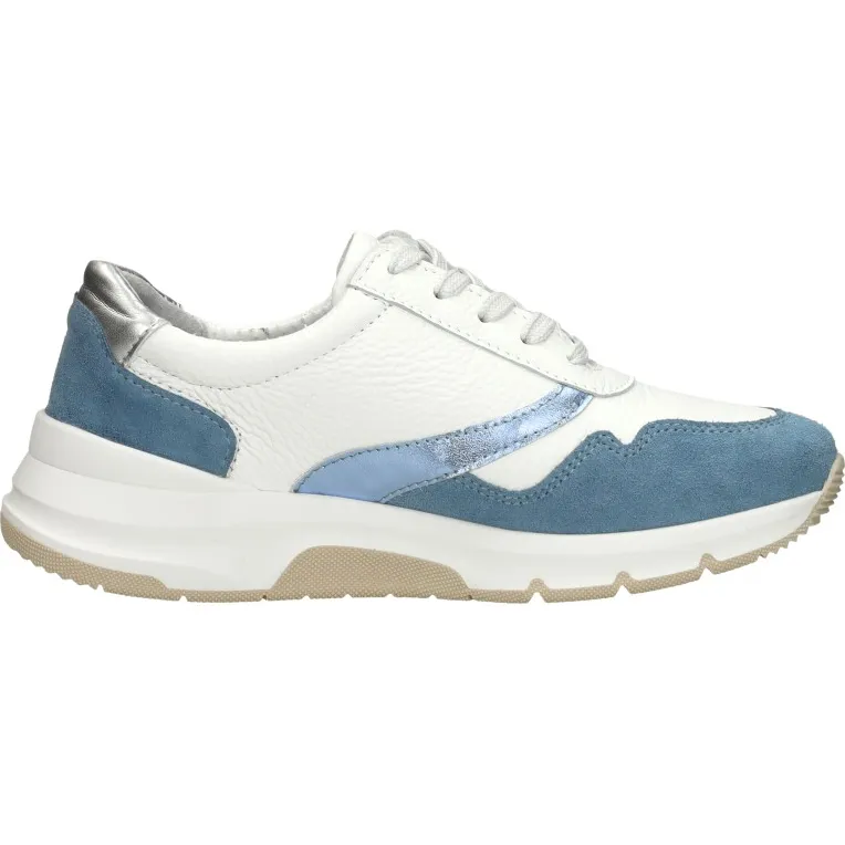 Sub55 Comfort Collection Jasmin 01 lage sneakers lichtblauw Licht blauw