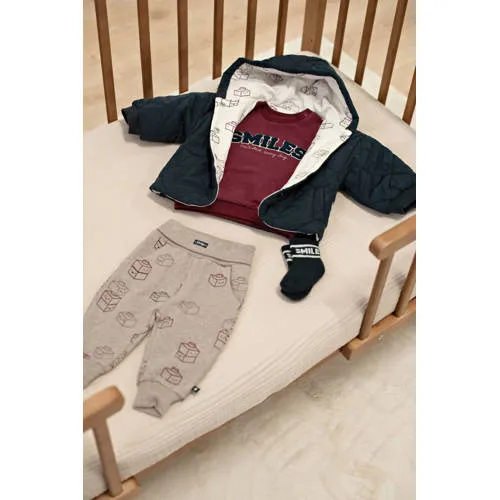 Feetje sweater Built for Fun met tekst - bordeaux, foto 4