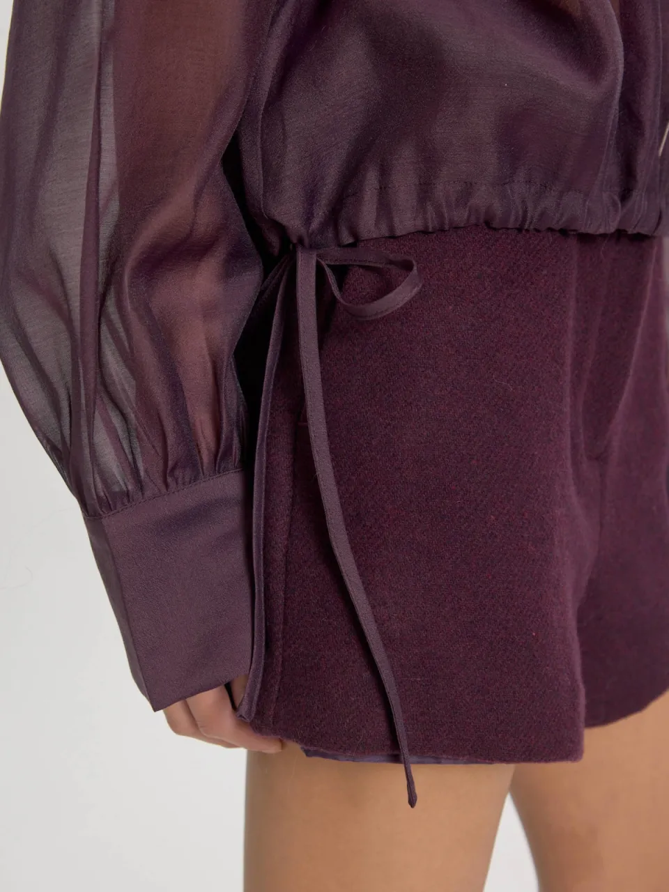 Edited Ottilia blouse donkerpaars, foto 4