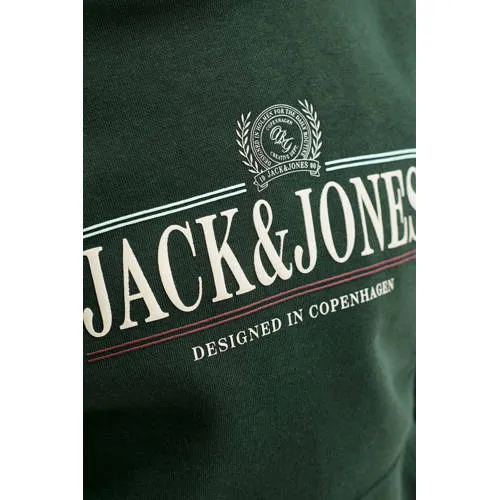 Jack & Jones JUNIOR hoodie met logo - donkergroen, foto 5