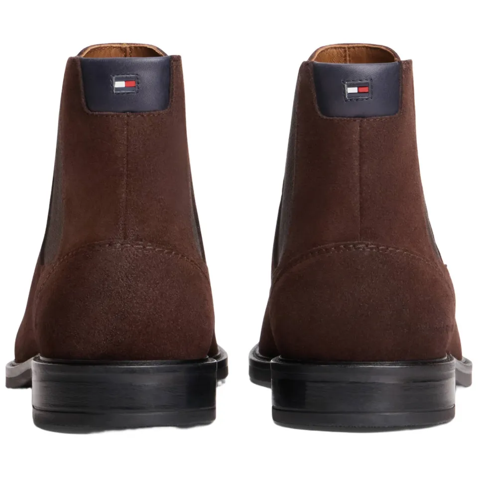 Tommy Hilfiger suède chelsea boots - bruin, foto 8