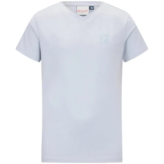 Retour Jeans t-shirt grijs Zachtgrijs