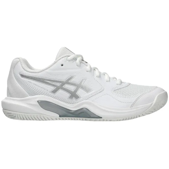 Asics Gel-Dedicate 9 Clay tennisschoenen - wit/zilver