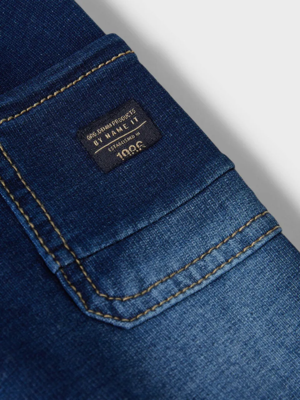 NAME IT BABY baby tapered fit jog denim NBMBUNDO dark blue denim, foto 7
