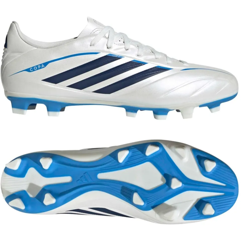 Adidas Performance Copa Pure IV Club senior imitatieleren voetbalschoenen - wit/blauw, foto 2