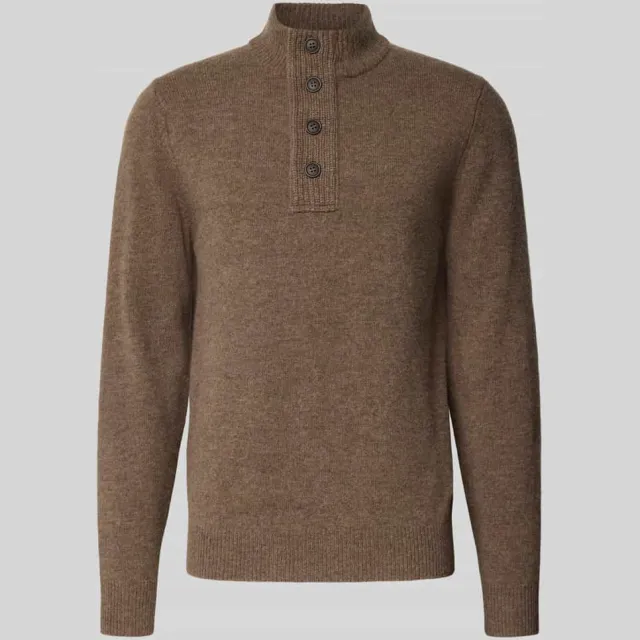 Barbour Heren Truien & Vesten Essential Patch Half Zip Knitted Jumper - Bruin, foto 2