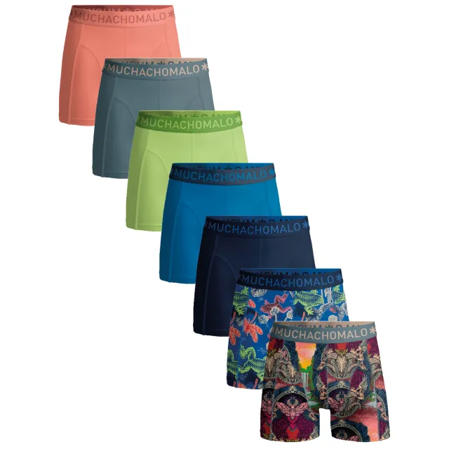Muchachomalo Heren 7-pack Boxershorts Veelkleurig