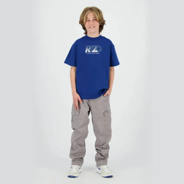 Raizzed T-shirt met logo blauw Hardblauw