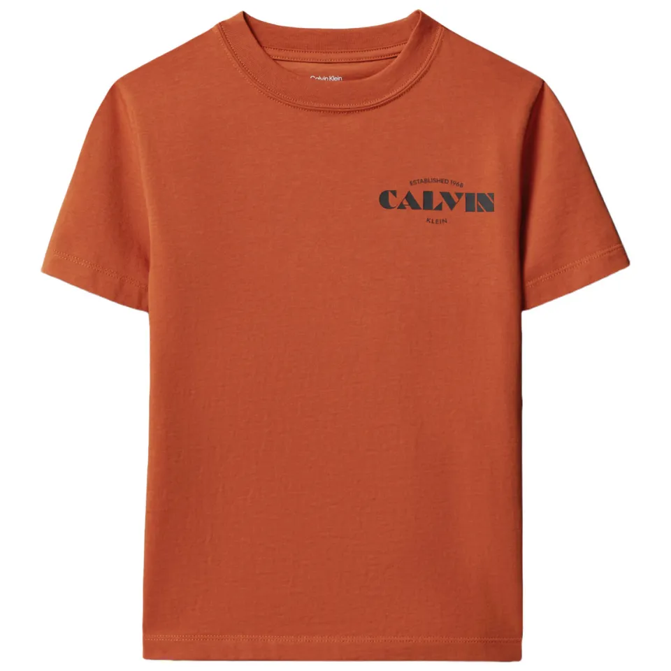 Calvin Klein logo T-shirt oranje, foto 2